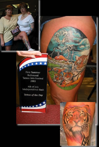 1st Place Tattoo Of The Day Independence Bash Festival Richmond 2003